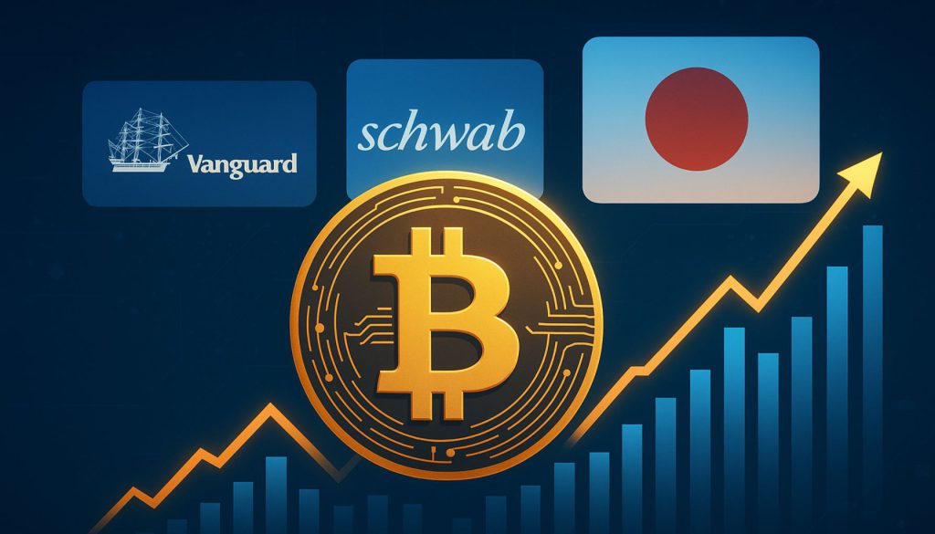 Bitcoin Enters New Adoption Phase: Vanguard, Schwab, and Japan Fuel BTC Recovery