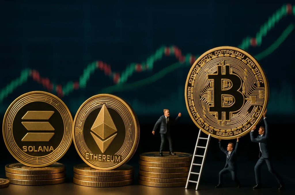 Kryptomeny idú hore. Bitcoin posilnil o 7 % za 24 hodín