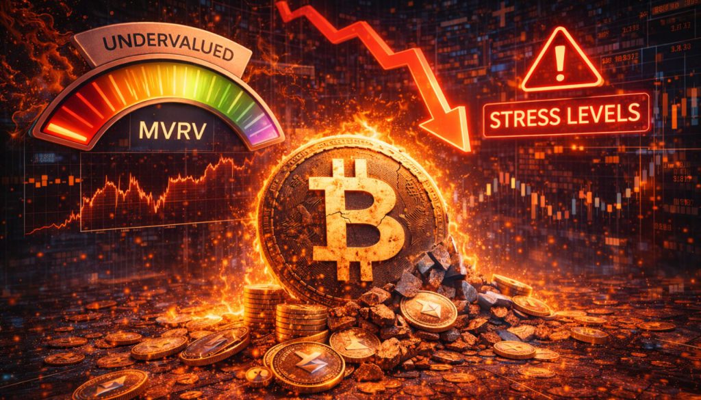 Is Bitcoin Undervalued? MVRV Ratio Mirrors Post-FTX Stress Levels