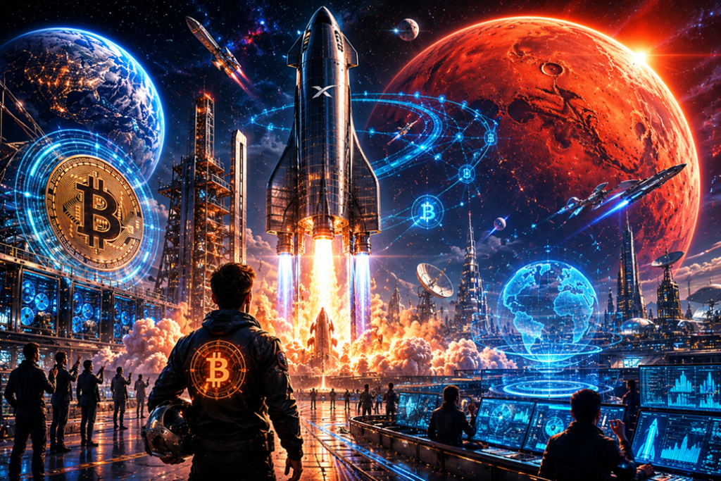 Bitcoin Mining Founder Joins First SpaceX Human Mars Mission