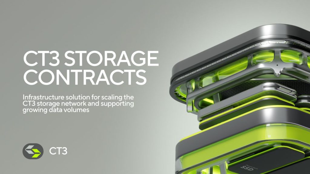 CT3 Announces Dedicated Storage Contracts to Expand Decentralized Storage Infrastructure